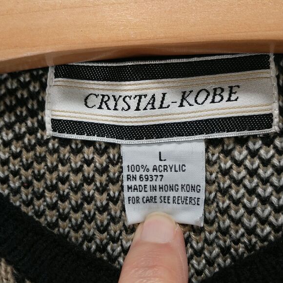 Crystal Kobe Women's Button-Up Cardigan Sweater Multi Large Front Pockets - Picture 8 of 11